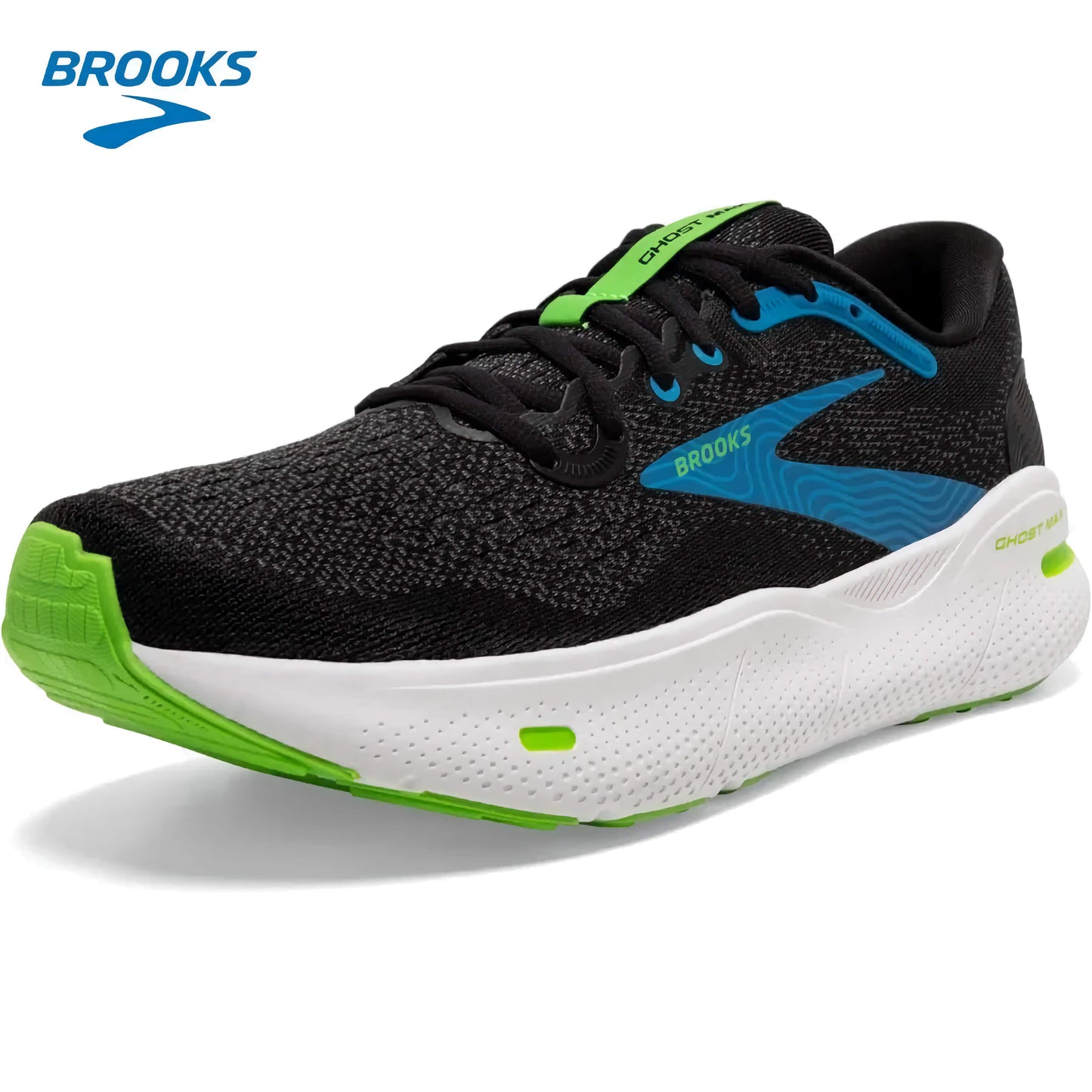 Brooks Men’s Ghost Max Cushion Neutral Running & Walking Shoe